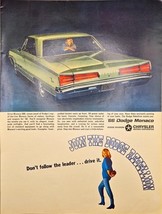 66 DODGE MONACO CHRYSLER - Dodge Rebellion - 1965 Vintage Print Ad - $191.31 MXN