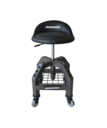 MasterForce Pro Heavy Duty Rolling Stool Adjustable w Shelf Garage/Works... - $212.73 CAD