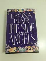 the Side of The Angels By Leona Blair 1992 hardcover dust cover - £4.67 GBP