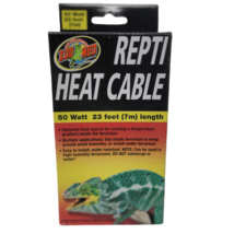 Zoo Med Repti Heat Cable for Reptile Terrariums 25 or 50 Watt New - $31.99