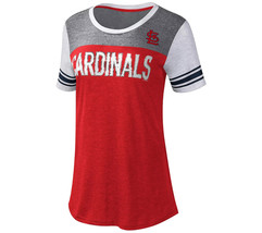 MLB Women Grand Slam Short Sleeve Round Neck Tee- St. Louis Cards, LARGE - £17.27 GBP