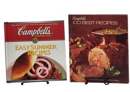Campbell&#39;s 100 Best Recipes &amp; Easy Summer Recipes VTG 1970&#39;s Set Of 2 Books - £16.37 GBP