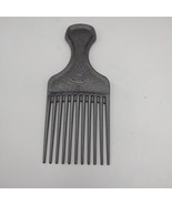 Vintage Goody Plastic Textured Hair Pick Comb Lift USA 6.5&quot; Black - $162.67 MXN