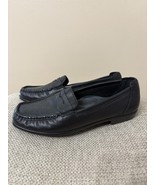 SAS Womens Penny Loafers Size 8 N Black Leather Comfort Slip On Casual S... - €24,05 EUR