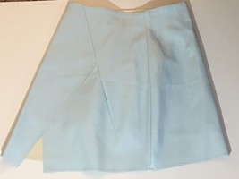 Womens fashion faux leather  skirt light baby blue Size XS - £11.90 GBP