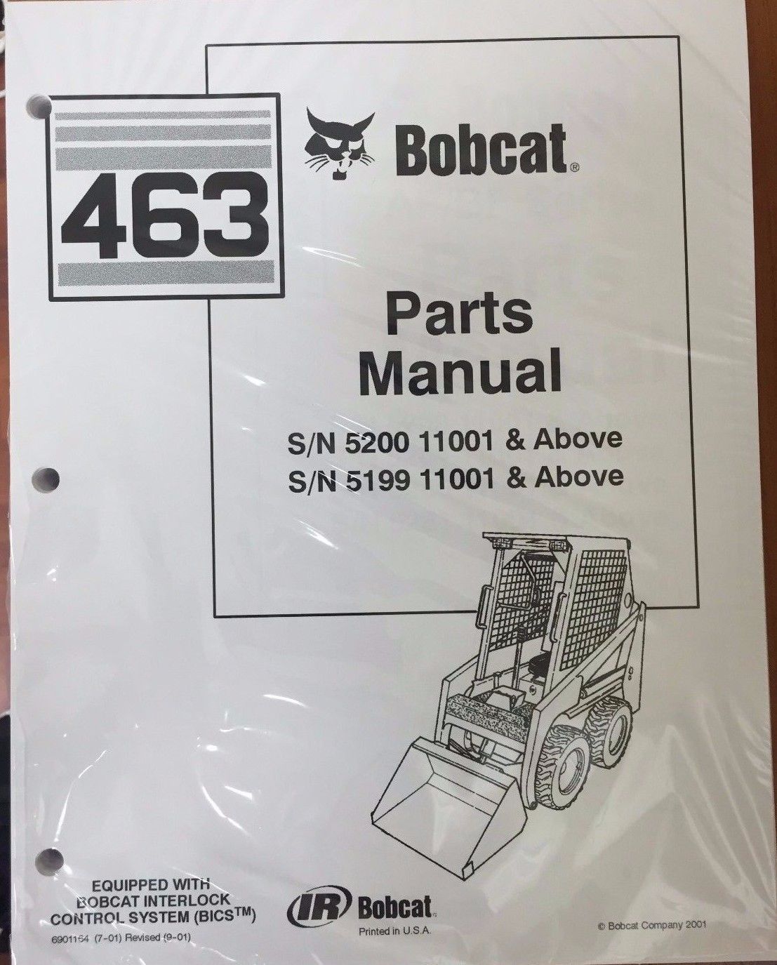Primary image for Bobcat 463 Series Skid Steer Parts Catalog Manual - Part Number # 6901164