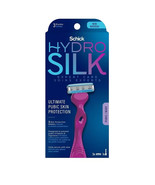 Schick Hydro Silk Ultimate Pubic Skin Protection 3-Blade Razor + 3 Cartridges - $10.99