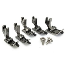 5Size/Set Industrial Sewing Machine Hinged Presser Foot With Right Guide #Sp-18  - £18.84 GBP