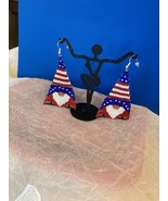 Adorable Patriotic Gnome, Brick Stitch throughout, Great Gift Item - $28.80