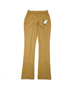 Danielle Bernstein Pants Womens 4 Slit-Front Beige Ankle High Waist - $470.22 MXN