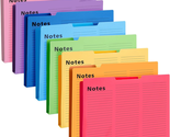 Colored Tab File Folders, Letter Size Lined File Folders 16PCS 1/3 Cut T... - £15.13 GBP