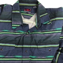 Roper Western Snap Front Long Sleeve Striped Aztec Button Up Shirt Men&#39;s XL - £23.34 GBP