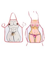 Novelty Sexy Funny Kitchen Apron Naked Man or Woman Joke Apron Hen Night... - $317.01 MXN