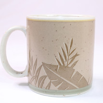 EPOCH PANAMA BROWN FERN COFFEE TEA MUG E-929 Indonesia Cream And Brown I... - $10.61