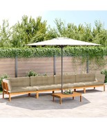  Patio Pallet Sofa Set Set of 5 Beige Solid Acacia wood Large - $23,232.94 MXN