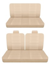 Fits 1970 Pontiac Catalina convertible Front 50-50 top and Rear seat covers - $130.54