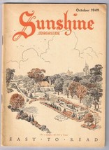 Vintage Sunshine Magazine Octobrer 1949 Feel Good Easy To Read - £3.09 GBP