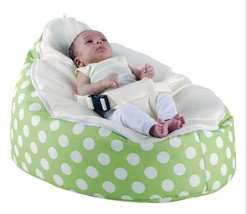 New Arrival Baby Bean Bag 2 in 1 with Harness Strap Soft Child Sofa Chai... - £39.61 GBP