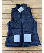 nifvan NWT men’s heated full zip vest size M black C5 - £48.64 GBP