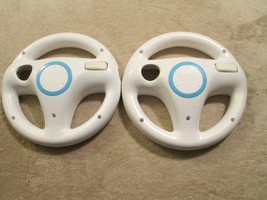 Set of 2 Official OEM Nintendo Wii Steering Wheels - £11.03 GBP