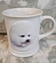 XPRESS Man&#39;s Best Friend Dog 3D Emboss BICHON FRISE White 12oz Coffee MU... - $261.83 MXN