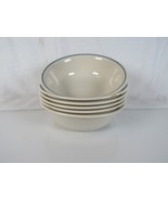 Corelle COUNTRY VIOLETS lot of 6 Cereal Soup Bowls One Blue Ring  6.25&quot; - €18,32 EUR