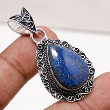 Lapis Lazuli Vintage Style Gemstone Fashion Ethnic Pendant Jewelry 1.90&quot; SA 2152 - £5.10 GBP