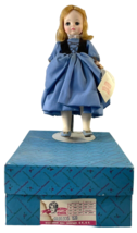 Madame Alexander Goldilocks Doll Blonde Blue Dress Original Box Stand 14&quot; 1520 - $24.74