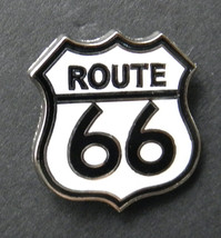 ROUTE 66 SHIELD USA LAPEL PIN BADGE 7/8 INCH - £4.50 GBP