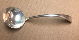 Early American Engraved by Lunt Sterling Silver Sauce Ladle 5 1/4" Serving - £38.86 GBP