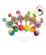 8x Pops Charms Assorted Sweet N Sour Super Blow Pop Lollipops Candy | 1.... - $220.63 MXN
