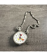 Bradley Mickey Mouse Pocket Watch Mechanical Wind Up Vintage - $110.39