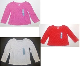 Baby Gap Toddler Girls Long Sleeve Thermal Shirts Various Colors and Sizes NWT - £8.84 GBP