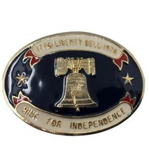 VTG Liberty Bell Bicentennial 1776 1976 Belt Buckle Patriotic American USA - £27.77 GBP