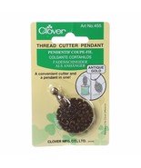 Clover Pendant Thread Cutter Antique Gold 455 - $189.44 MXN