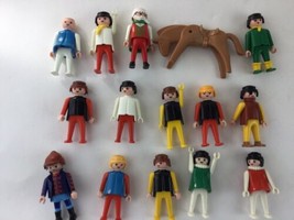 14 Playmobil People Vtg People Royalty  Figure lot 3&quot; Geobra Toy 1974 Vi... - $19.79