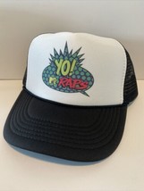 Vintage Yo MTV Raps Hat MTV Trucker Hat Black Unworn SnapBack Adjustable Cap - £13.71 GBP