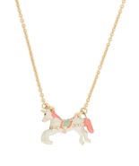 NWT KATE SPADE Carnival Nights Unicorn Mini Pendant Necklace New - $60.16 CAD
