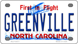 Greenville North Carolina Novelty Mini Metal License Plate Tag - £11.72 GBP