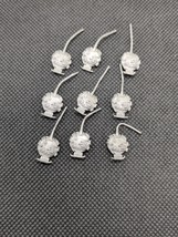 (9) WWII Micro Armour Tank Top Metal Miniature Bits 1/285 Scale - $12.66