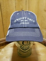  Wrigley Field Chicago Gray/Blue Mesh Trucker Snapback Adult Cap Hat - $186.11 MXN