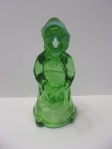 Fenton Glass Green Opalescent Halloween Witch Figurine by Mosser - £67.07 GBP