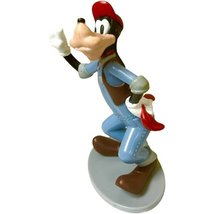 Disney Mechanic Goofy Loose 4&quot; PVC Figure Cake Topper Toy - £6.40 GBP