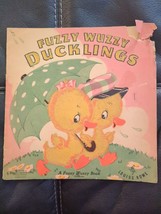 Fuzzy Wuzzy Ducklings Louise Rowe 1945  Whitman Pub Co Childrens Book Vtg READ - £19.09 GBP
