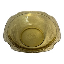 Vintage Hocking Depression Glass Bowl – Amber Princess Pattern – 1930s P... - $27.00