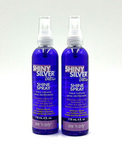 One N Only Shiny Silver Ultra Shine Spray 4 oz-2 Pack - £34.77 GBP