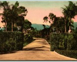 Residence on Mission Ridge Santa Barbara CA UNP Albertype Postcard J4 - $9.85
