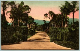 Residence on Mission Ridge Santa Barbara CA UNP Albertype Postcard J4 - $9.85