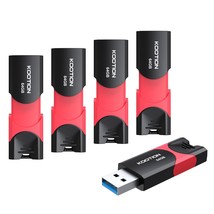 KOOTION Flash Drive 5 Pcs 64GB 3.0 USB Flash Drives Retractable USB Drive 32G Th - £34.92 GBP