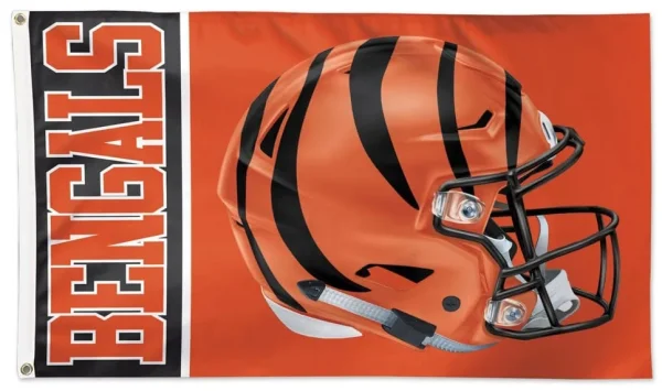 3×5 Cincinnati Bengals Helmet Flag – NFL Team Pride - $18.00